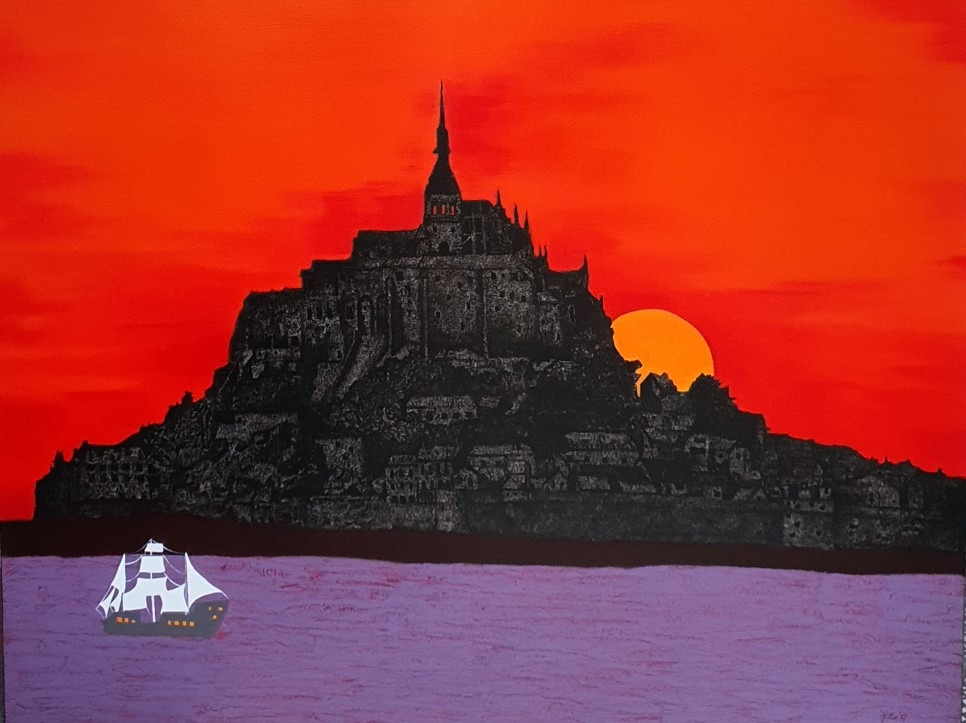 그곳에가면 · oil on canvas · 116.8x91.0 · 2022 · 60.5x73cm · 양세히 · Yang Saehee · (이미지 출처 = 갤러리메르헨) · (Source = Gallery Marchen)