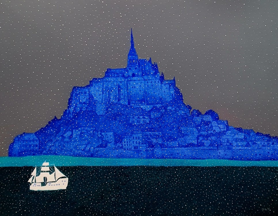 그곳에가면 · oil on canvas · 116.8x91.0 · 2022 · 양세히 · Yang Saehee · (이미지 출처 = 갤러리메르헨) · (Source = Gallery Marchen)