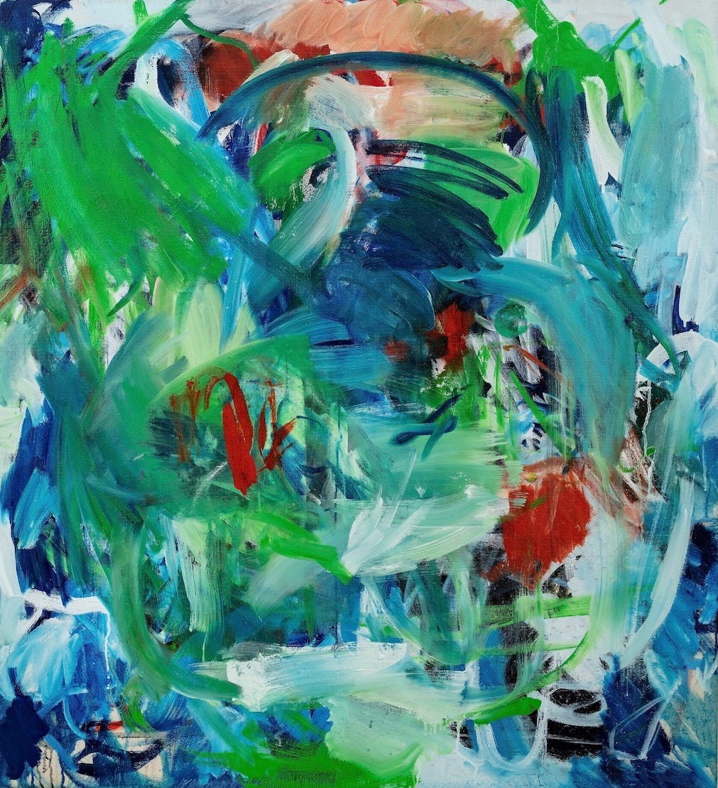 The Feeling of Having Conversation with My Neighbor · oil on canvas · 112 x 111 cm · 2021 · The Feeling of Having Conversation with My Neighbor · oil on canvas · 김시원 · Siwon Ghim · (출처=갤러리이배)