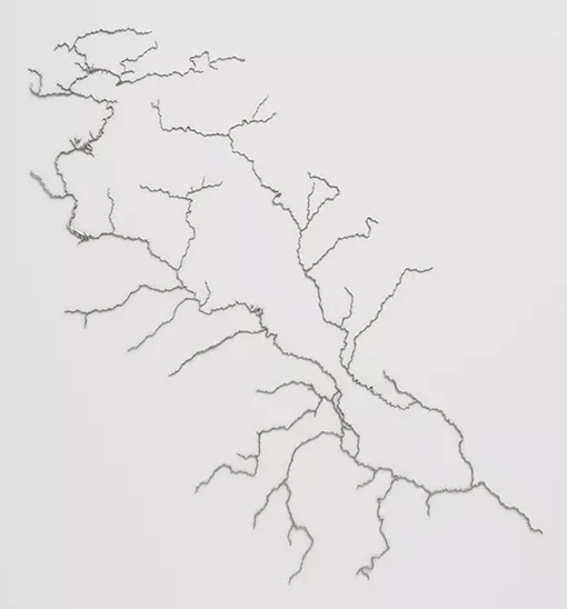 Silver Tigris & Euphrates Watershed · 2022 · Silver Tigris & Euphrates Watershed · Maya Lin · Maya Lin · © Maya Lin · © Maya Lin