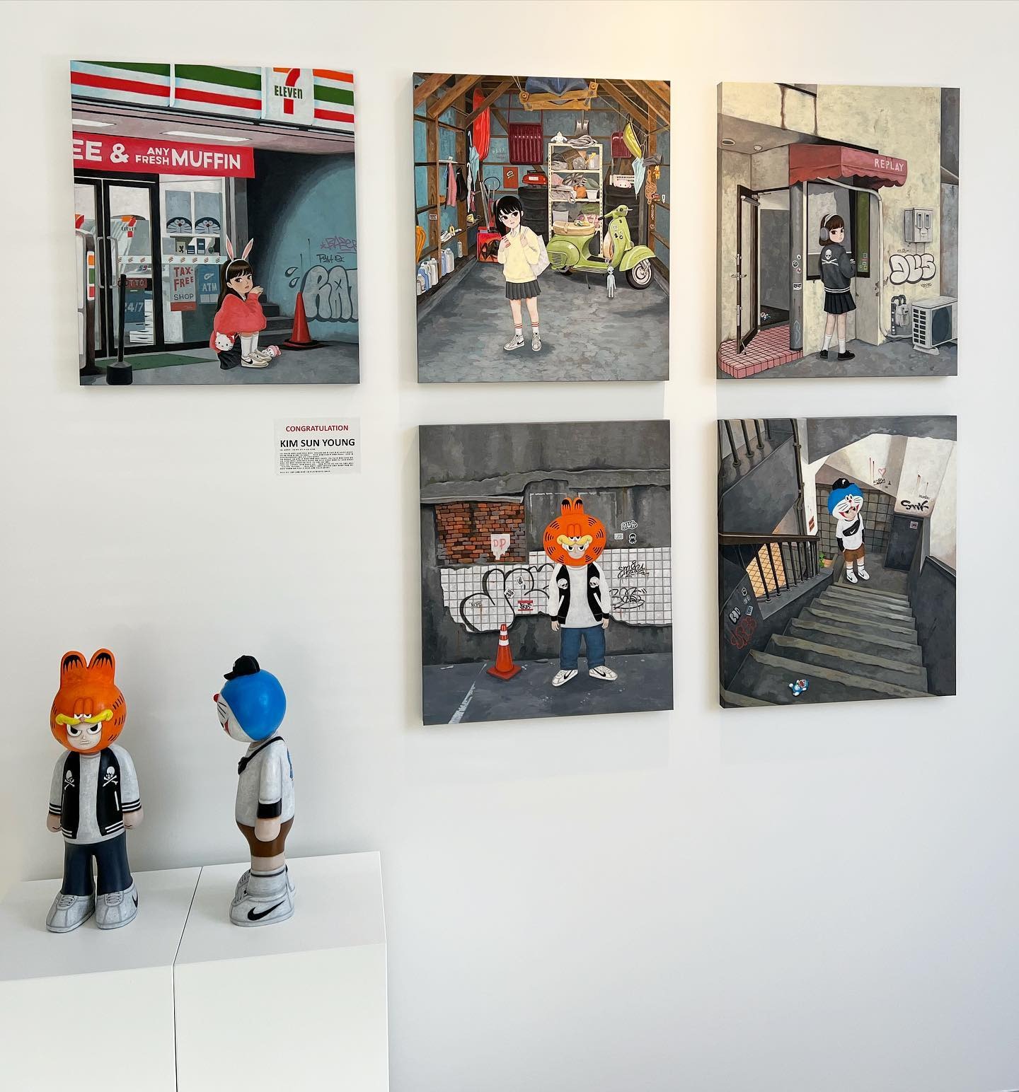 전시전경 · Exhibition view · (출처=미들맨)