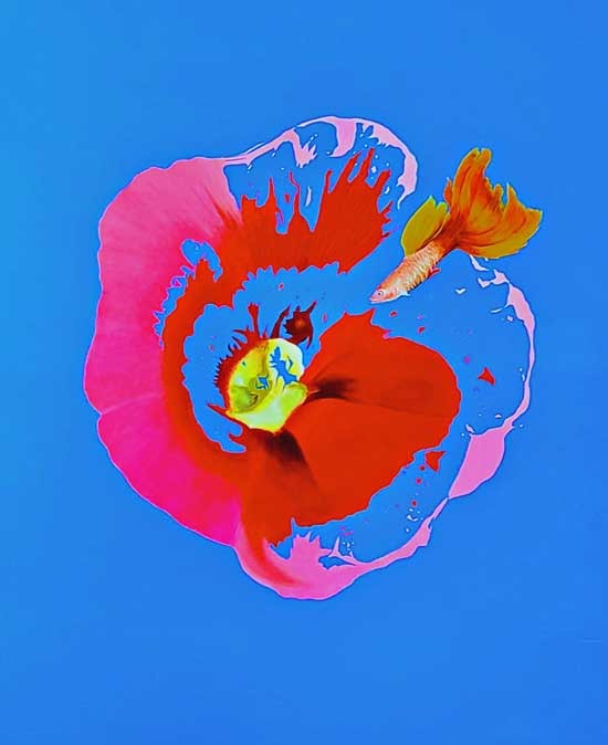Passion 1 · Acrylic on canvas · 100x80.3cm · 2020 · Passion 1 · Acrylic on canvas · 이충열 · Lee Chungyeol · (이미지 출처 = 갤러리도스) · (Source = Gallery Dos)