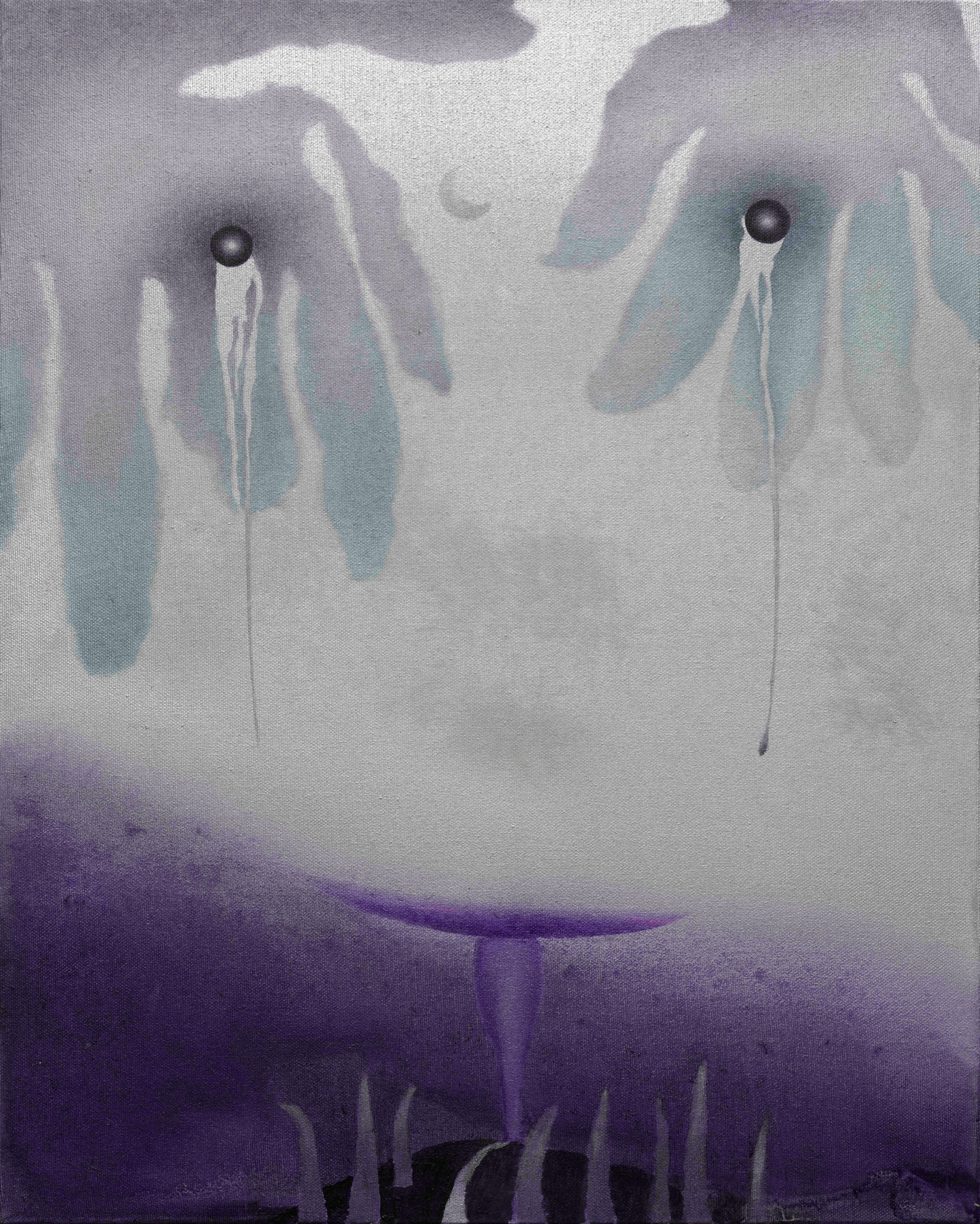 기원의 씨앗 · mixed media on canvas · 50 x 40 cm · 2022 · 박성소영 · PARK Soyoung · (이미지 출처 = p21) · (Source = p21)