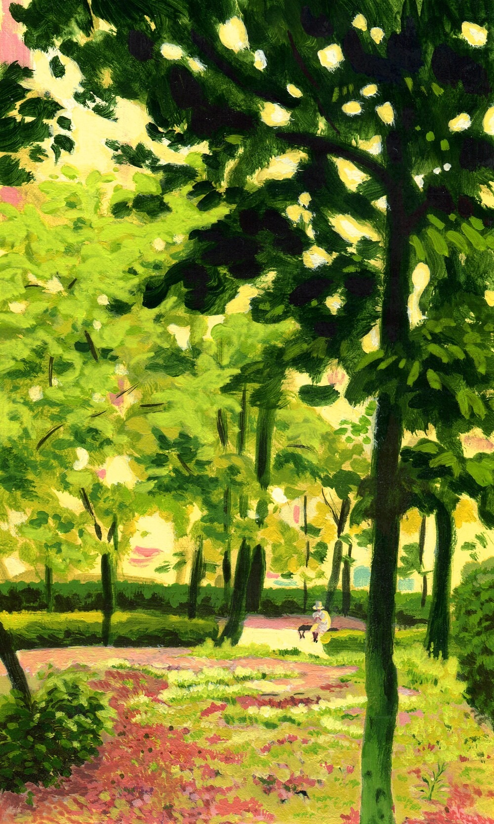 Launch Time · 종이에 아크릴 · 265*362mm · 2022 · 이영리 · Lee Younglee · (이미지 출처 = 클램프 갤러리) · (Source = klampgallery)