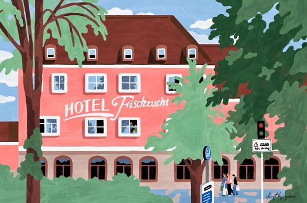 hotel fischzucht · 디지털프린팅 · 400x297 · 2022 · 고봄 · (이미지 출처 = 슈페리어 갤러리) · (Source = Superior Gallery)