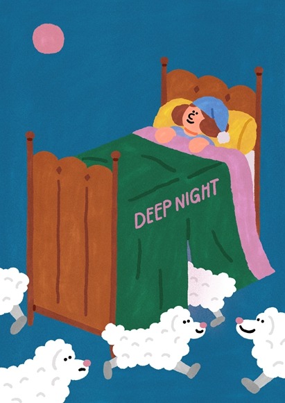deepnight · digital · 420x594mm · 2022 · 김잼 · (이미지 출처 = 슈페리어 갤러리) · (Source = Superior Gallery)