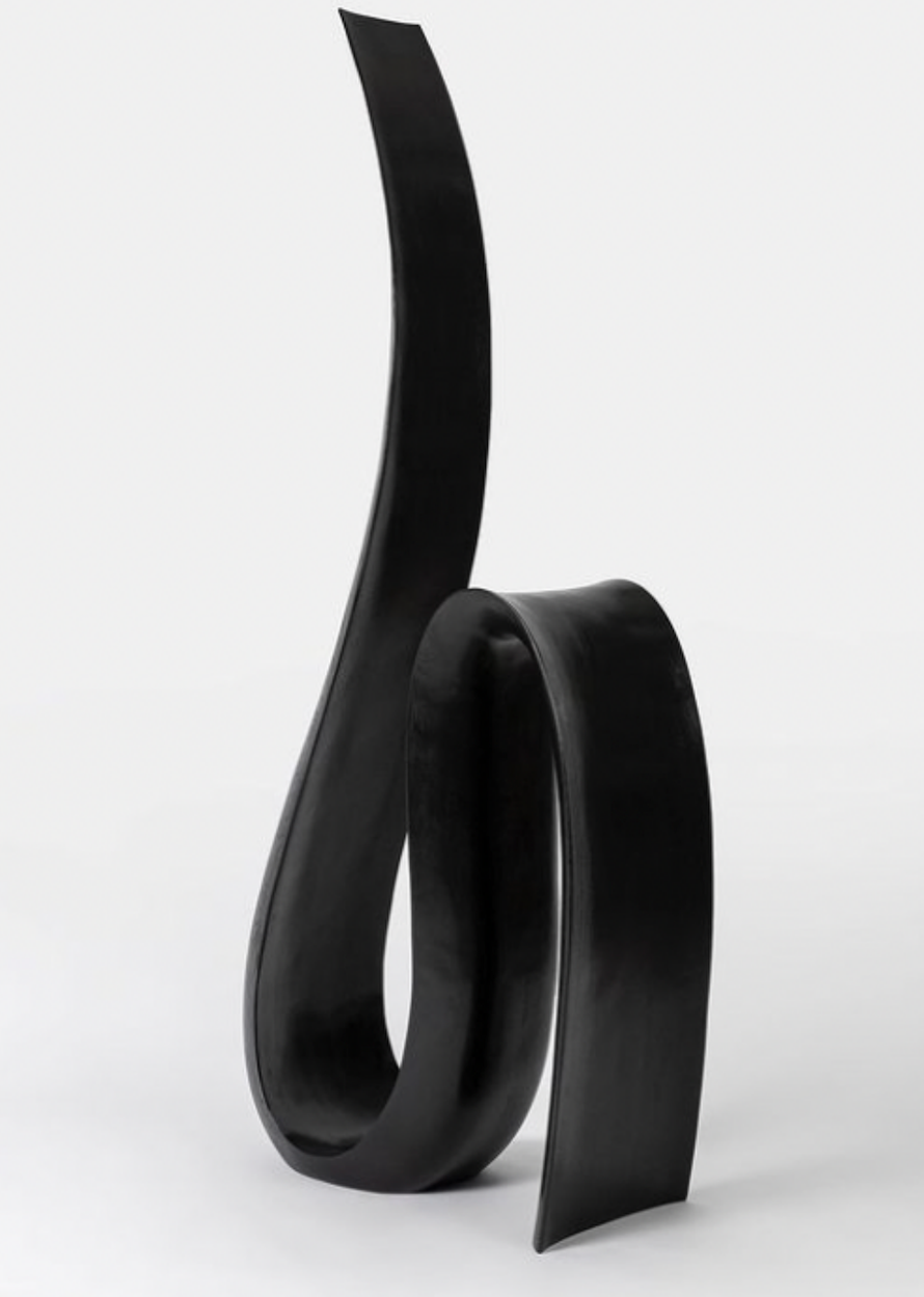 Flux · 물푸레 나무, 스테일레스 스틸 · 34 x 72 x 180cm · 2022 · Flux · 전형호 · Jun Hyung Ho · (이미지 제공 = 묘미) · (Source = Myomi)