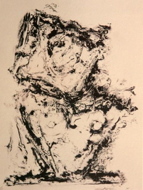 무제 · 종이에 석판 · 80×60㎝ · 1996 · 박성진 · Park Seongjin · (이미지 출처 = 제주도립미술관) · (Source = Jeju Museum of Art)