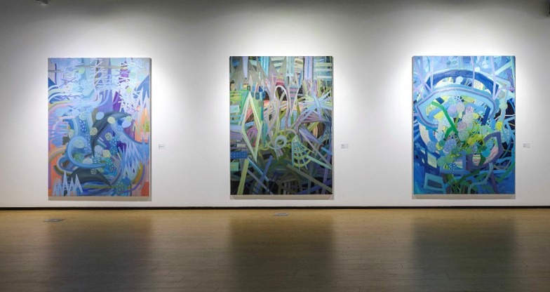 <최남단 끝> 전시 전경  김창열미술관 2022 · (이미지 제공 = 공근혜 갤러리) · (Source = konggallery)