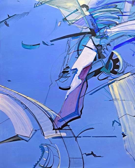 너무 목이 말라요 · 캔버스에 아크릴 · 90.9x72.7cm · 2022 · 신선영 · Shin Sunyoung · (이미지 출처 = 갤러리도스) · (Source = Gallery Dos)
