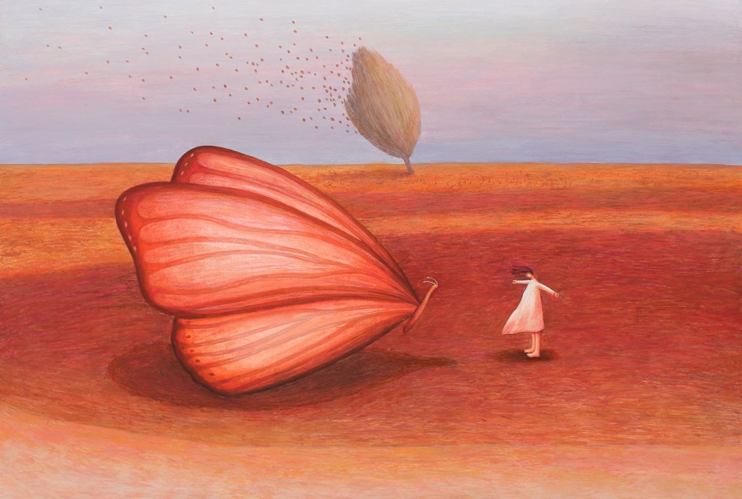 지키고 싶은 마음 · 종이판넬에 혼합매체 · 60.6x90.9cm · 2022 · 박유진 · Park Youjin · (이미지 제공 = 히피한남) · (Source = hippie hannam)