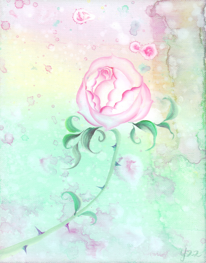 Oh Rose! 22-0-30 · Acrylic on canvas · 18 x 14 cm · 2022 · Oh Rose! 22-0-30 · Acrylic on canvas · 이수경 · Yee Sookyung · (이미지 출처 = 가나아트 나인원) · (Source = Gana Art Nineone)