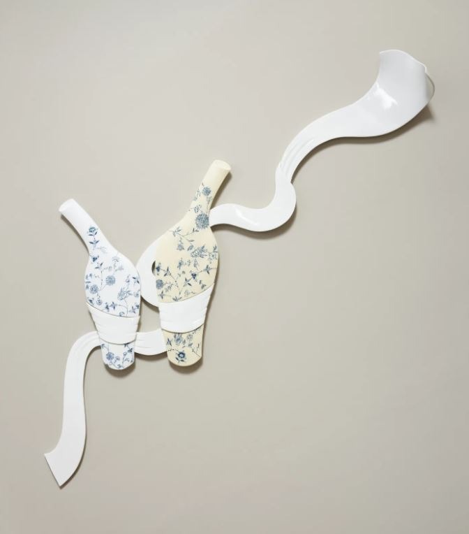 A JOURNEY #13 · porcelain · 120x111cm · 2021 · A JOURNEY #13 · porcelain · 신동원 · Dongwon Shin · (이미지 출처  = 아트파크) · (Source = ART PARK)
