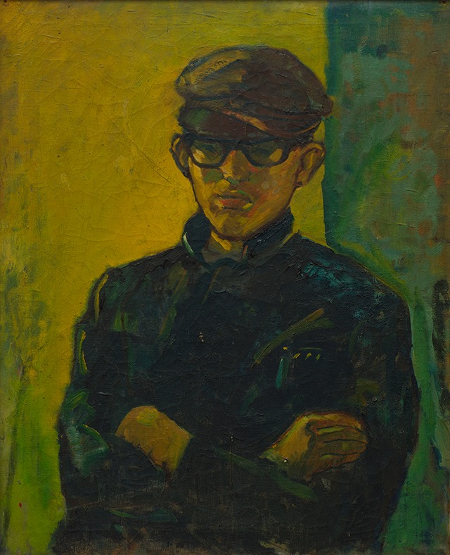 남고생 · Oil on canvas · 65x53cm · 1973 · Oil on canvas · 노중기 · Ro Jungki · (이미지 출처 = 대구미술관) · (Source = Daegu Art Museum)