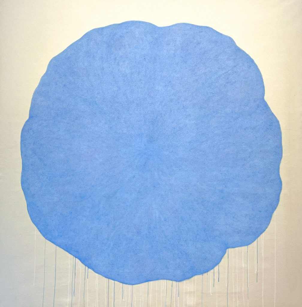 Untitled · Acrylic on canvas · 226.5 x 227 cm · 2010년대 말 · Untitled · Acrylic on canvas · 김홍주 · Kim Hongjoo · (이미지 출처 = 조현화랑) · (source = johyungallery)