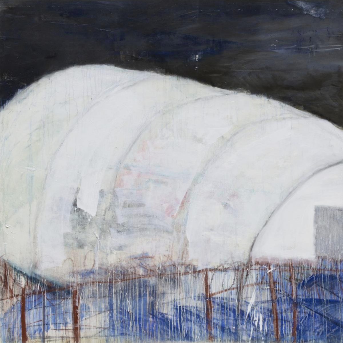 House · Oil on Canvas · 191x191cm · 2022 · House · Oil on Canvas · 유현경 · You Hyeonkyeong · ©2GIL29 GALLERY (이미지 제공 = 이길이구갤러리) · ©2GIL29 GALLERY (Source = 2gil29gallery)