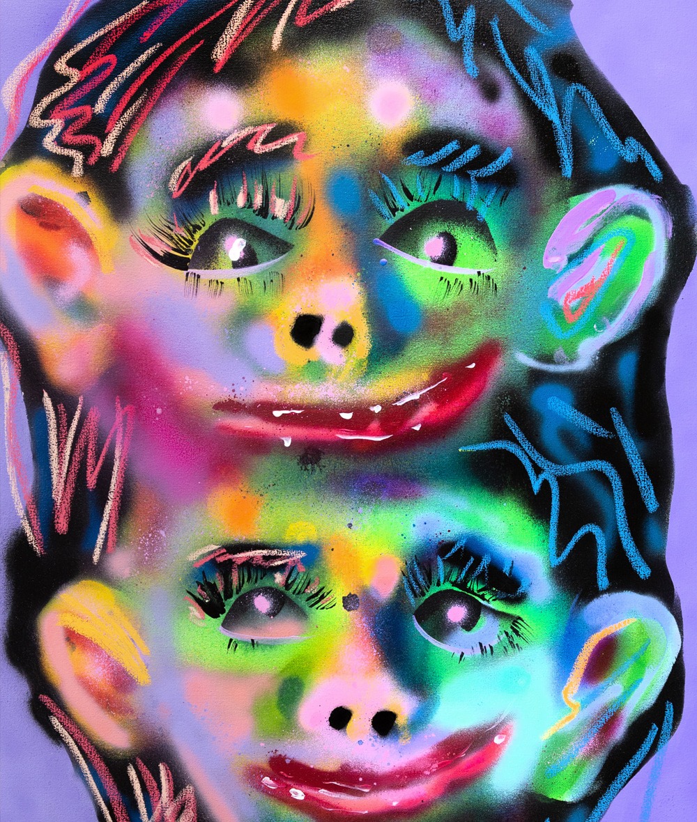 Lavender Heads · Oil and acrylic on canvas · 2023 · Lavender Heads · Oil and acrylic on canvas · Natalie Westbrook · Natalie Westbrook · (이미지 출처 = 에브리데이몬데이) · (Source = EM Gallery)