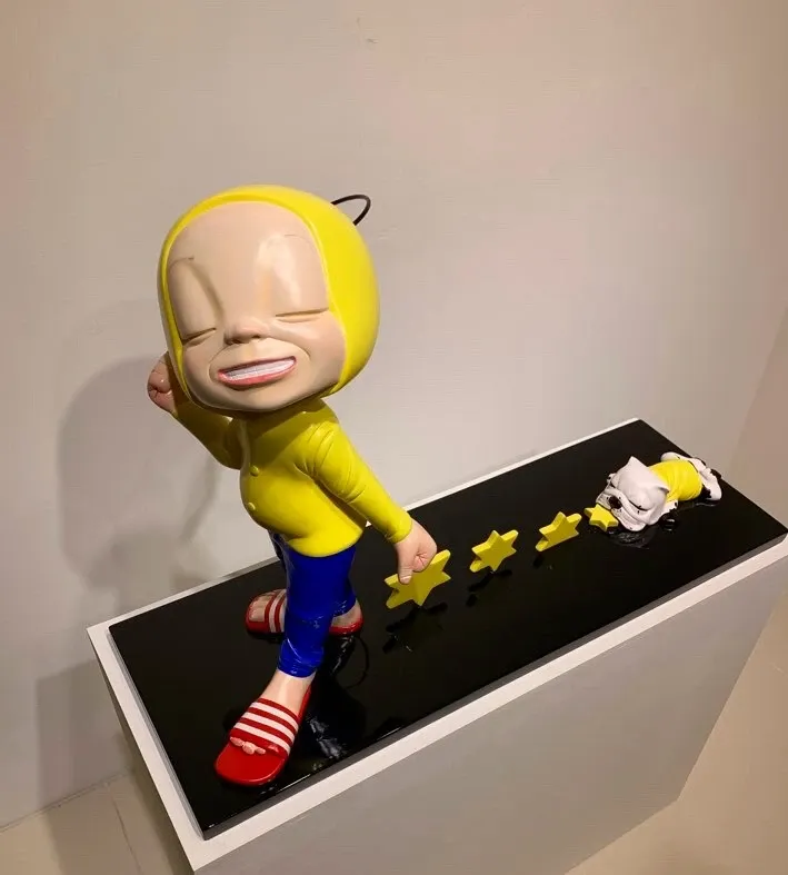 별길 · Resin, oil · 28x75x45(h)cm · 2019 · Resin, oil · 김정대 · Kim Joungdae · (이미지 출처 = 리나갤러리) · (Image Source = linagallery)