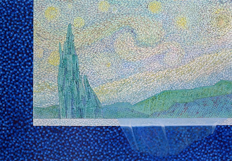 Crossover · Mixed media · 70.4×130cm · 2023 · Crossover · Mixed media · 류하완 · Ryu Hawan · (이미지 출처 = 갤러리마리) · (Image Source = gallerymarie)