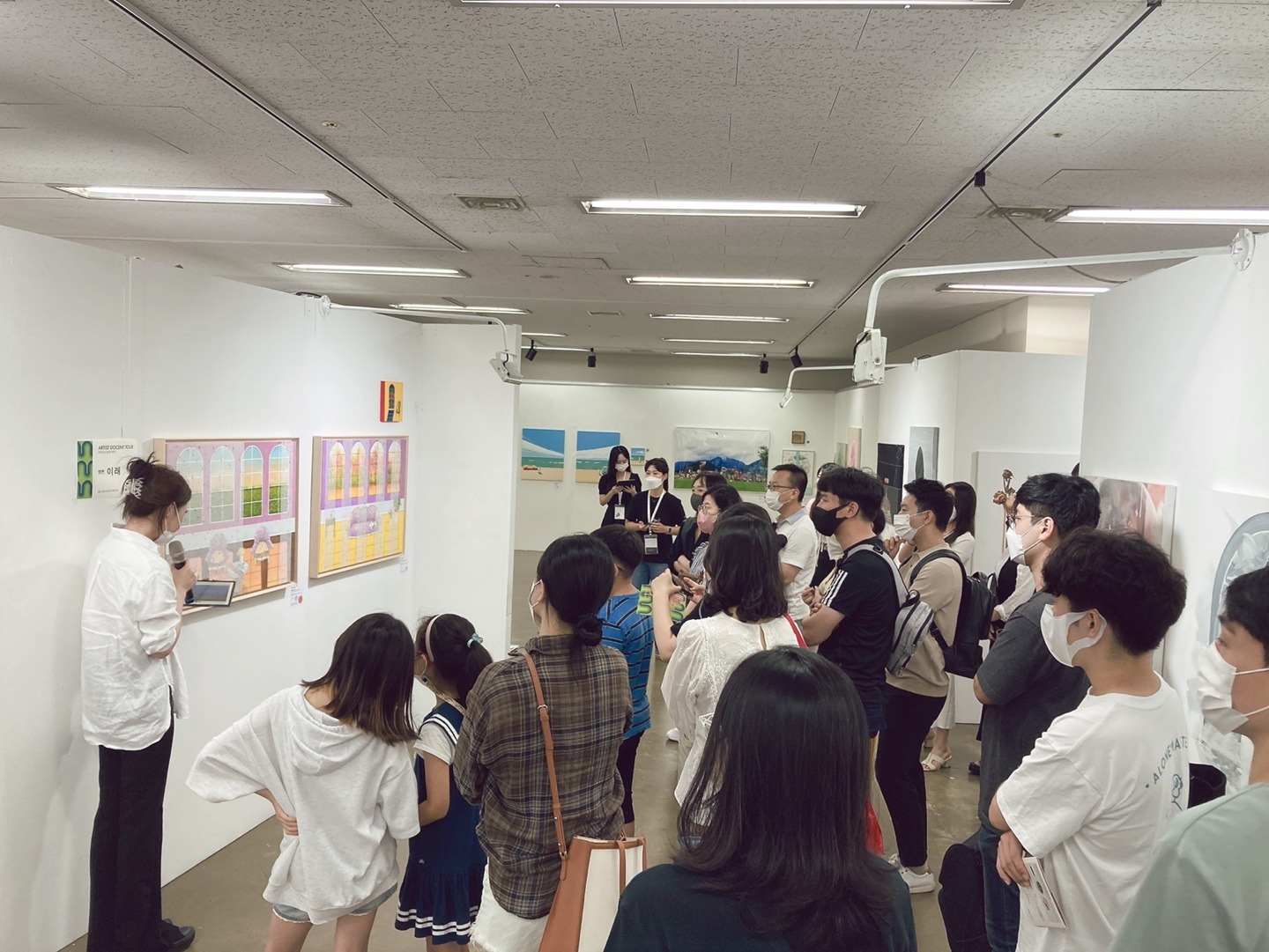 2022 아시아프 전시 전경 · 2022 ASYAAF EXHIBITION VIEW · (이미지 출처 = 아시아프) · (Source = ASYAAF)