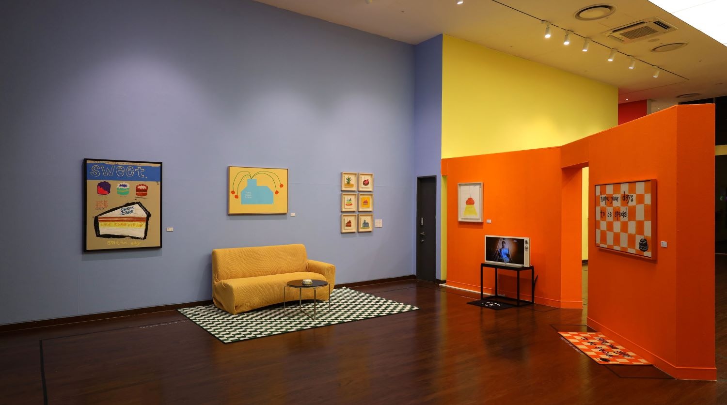 전시전경 · Exhibition view · (이미지 출처 = 롯데갤러리) · (Source = Lotte Gallery)