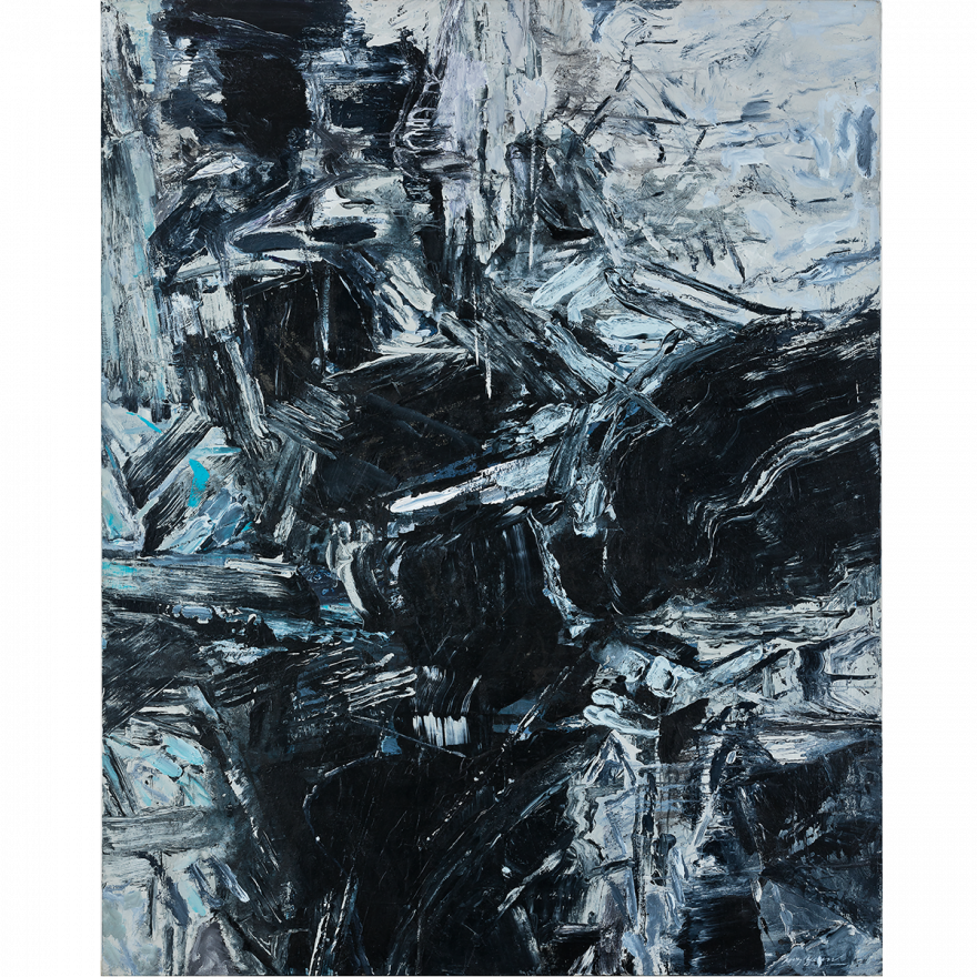 Anonymous Land · Oil on canvas · 227.5 x 182.5 cm, 89.6 x 71.9 in. · 1993 · Anonymous Land · Oil on canvas · 윤명로 · Youn Myeungro · (이미지 출처 = 가나아트) · (Source = Gana Art)