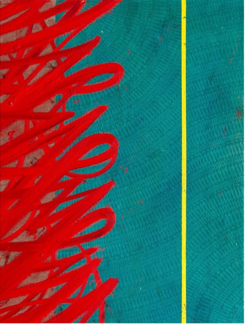 Locus #4903694053 · Acrylic, oil and oil stick on canvas · 80.3 x 60.6 cm · 2023 · Locus #4903694053 · Acrylic, oil and oil stick on canvas · 료 코이즈미 · Ryo Koizumi · (이미지 제공 = SH갤러리) · (Source = SHGallery)