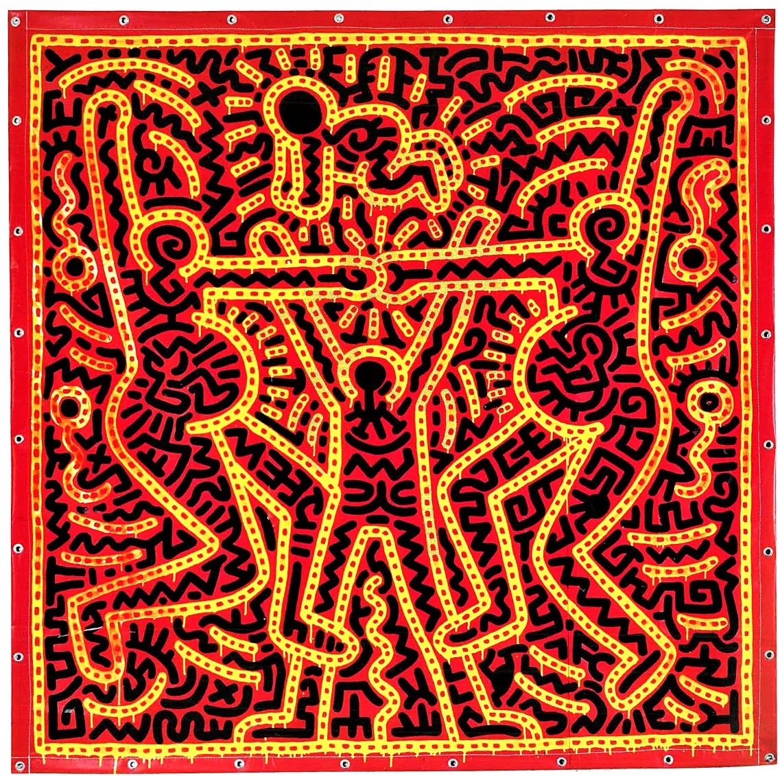 KEITH HARING - Untitled, 1984 · KEITH HARING - Untitled, 1984 · © The Keith Haring Foundation · © The Keith Haring Foundation