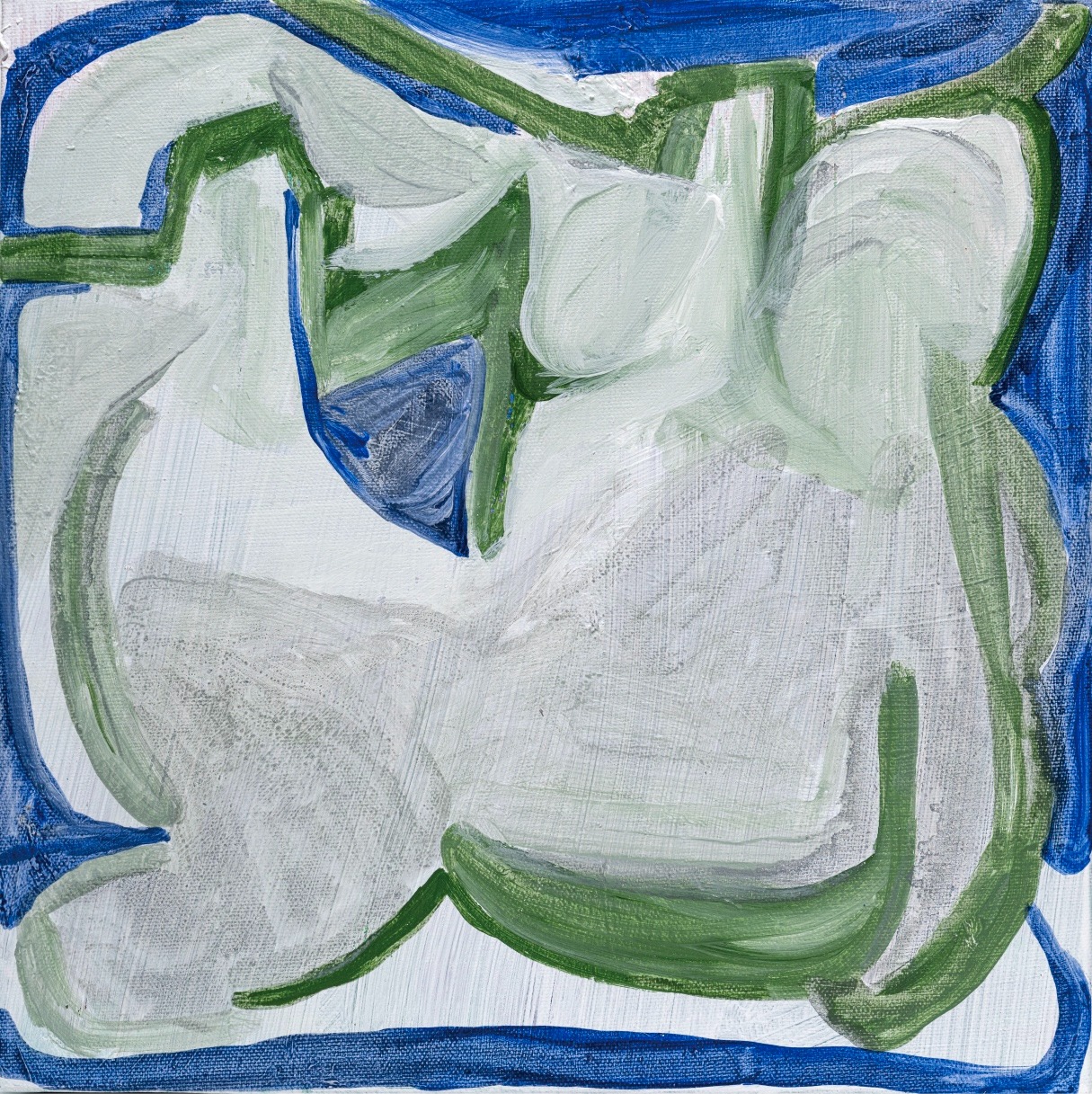 펼쳐지는 길, 모양, 덩어리, 마음 · 캔버스에 아크릴 · 2023 · 김귤이 · Kim Gyullee Solo Exhibition · (이미지 제공 = 아트 포 랩) · (Source = Art for Lab)