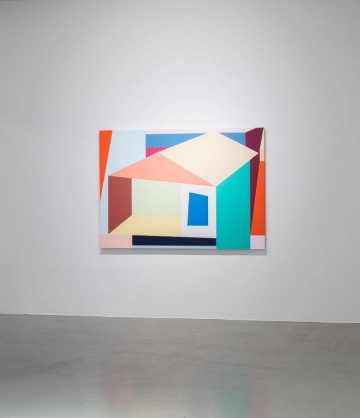Legoscape IV · acrylic on linen · 130x184cm · 2021 · Legoscape IV · acrylic on linen · 젠 박 · Jen PAK · (이미지 제공 = 공근혜갤러리) · (Image Source = konggallery)