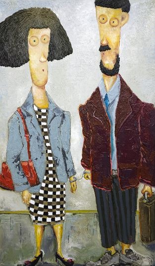 Destiny · Oil, Mixed on canvas · 80 x 47 cm · 2023 · Destiny · Oil, Mixed on canvas · 이재현 · Lee Jae-Hyun · (이미지 출처 = 갤러리조은) · (Image Source = galleryjoeun)