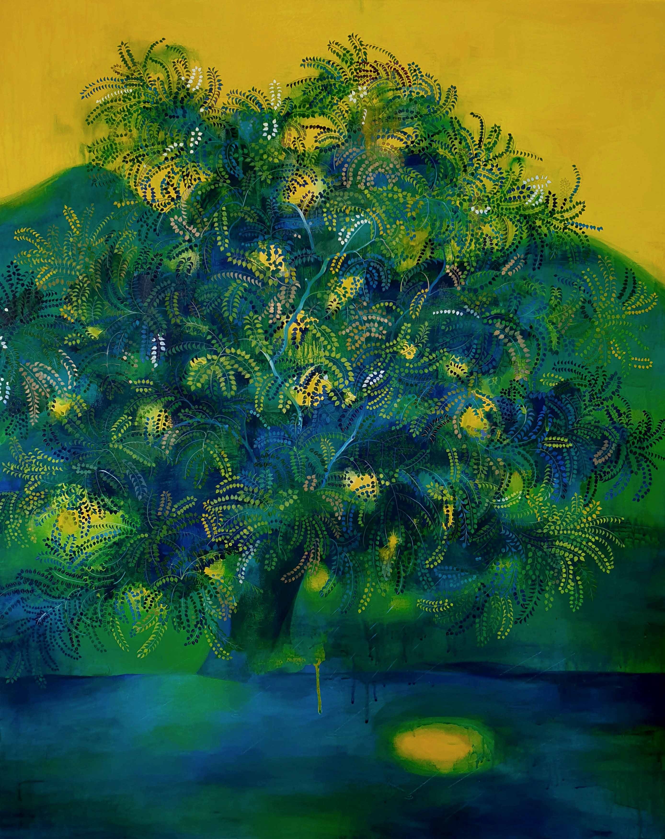 덩어리들 1 · Acrylic on canvas · 91×73cm · 2023 · 최빛나 · Choi Bitna · (이미지 제공 = 우민아트센터) · (Source = Wumin Artcenter)