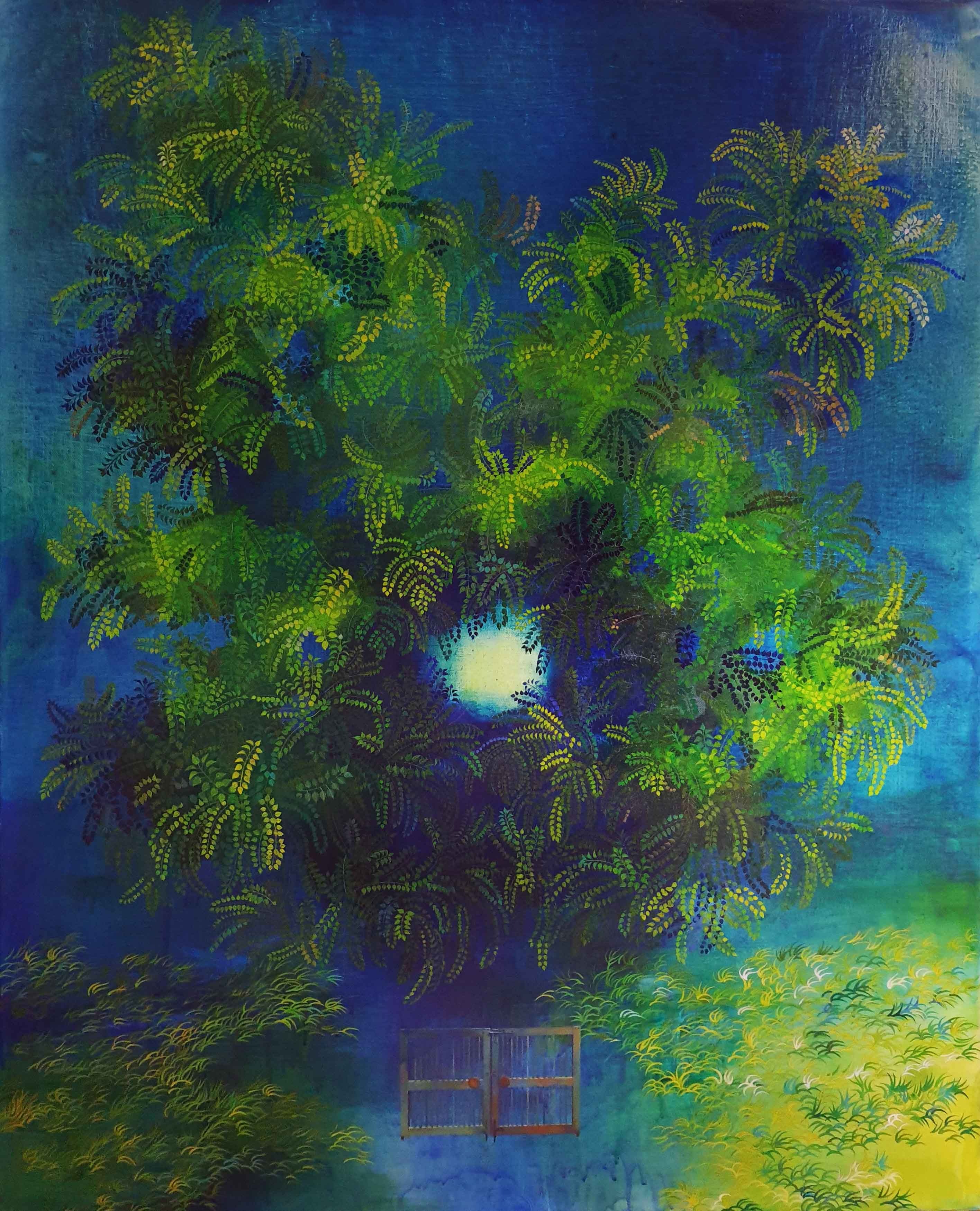 덩어리들 2 · Acrylic on canvas · 91×73cm · 2023 · 최빛나 · Choi Bitna · (이미지 제공 = 우민아트센터) · (Source = Wumin Artcenter)
