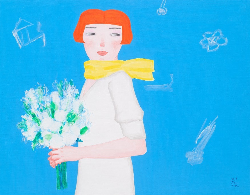어서오세요 · 91.0×116.7cm · 2023 · 신철 · (이미지 출처 = 608갤러리) · (Image Source = 608gallery)