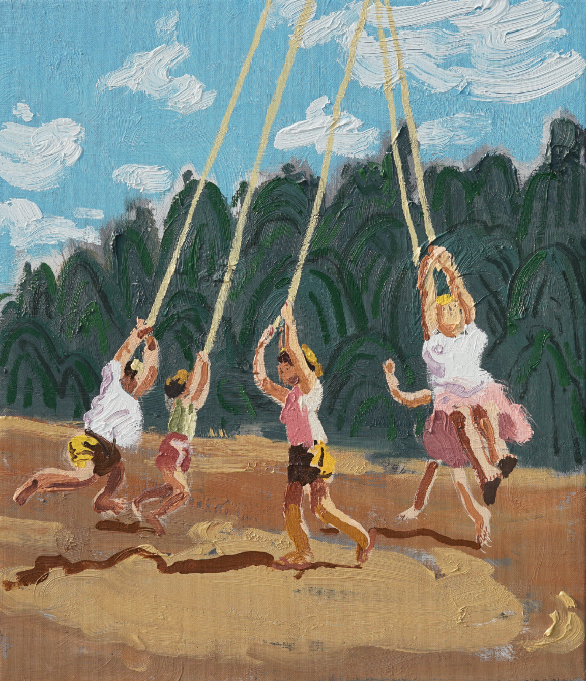 Fuzz · oil on canvas · 53x45cm · 2023 · Fuzz · oil on canvas · 윤상윤 · Yoon Sang Yoon · (출처 = 아뜰리에아키) · (Source = AtelierAki)