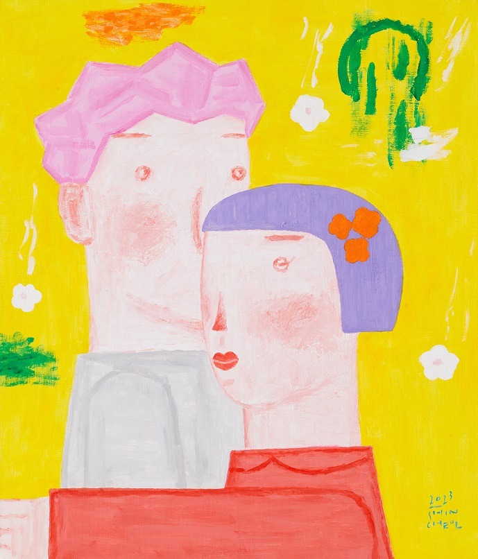 내꺼야 · 53.0×45.5cm · 2023 · 신철 · (이미지 출처 = 608갤러리) · (Image Source = 608gallery)