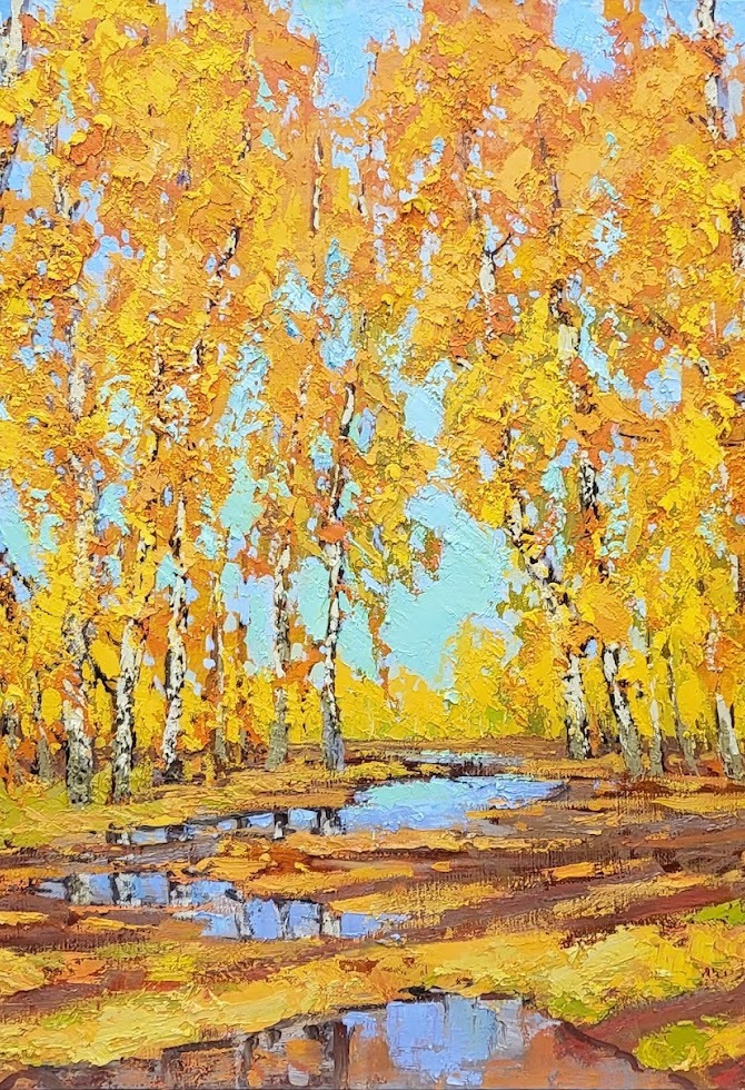 황금 가을 · 2021 · 블라디미르 펜튜흐 · (이미지 출처 = 갤러리까르찌나) · (Image Source = gallerygkartina)