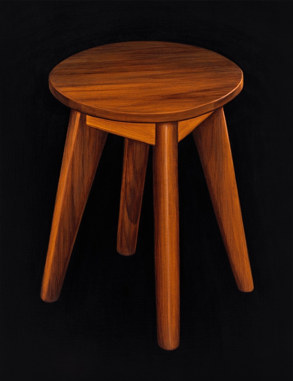 의자가 된 사람 · oil on linen · 65.1×50cm · 2023 · Person Turned into a Chair · oil on linen · 이수진 · Sujin Lee · (출처 = 종로구립 고희동미술관) · (Source = Ko Heedong Museum)