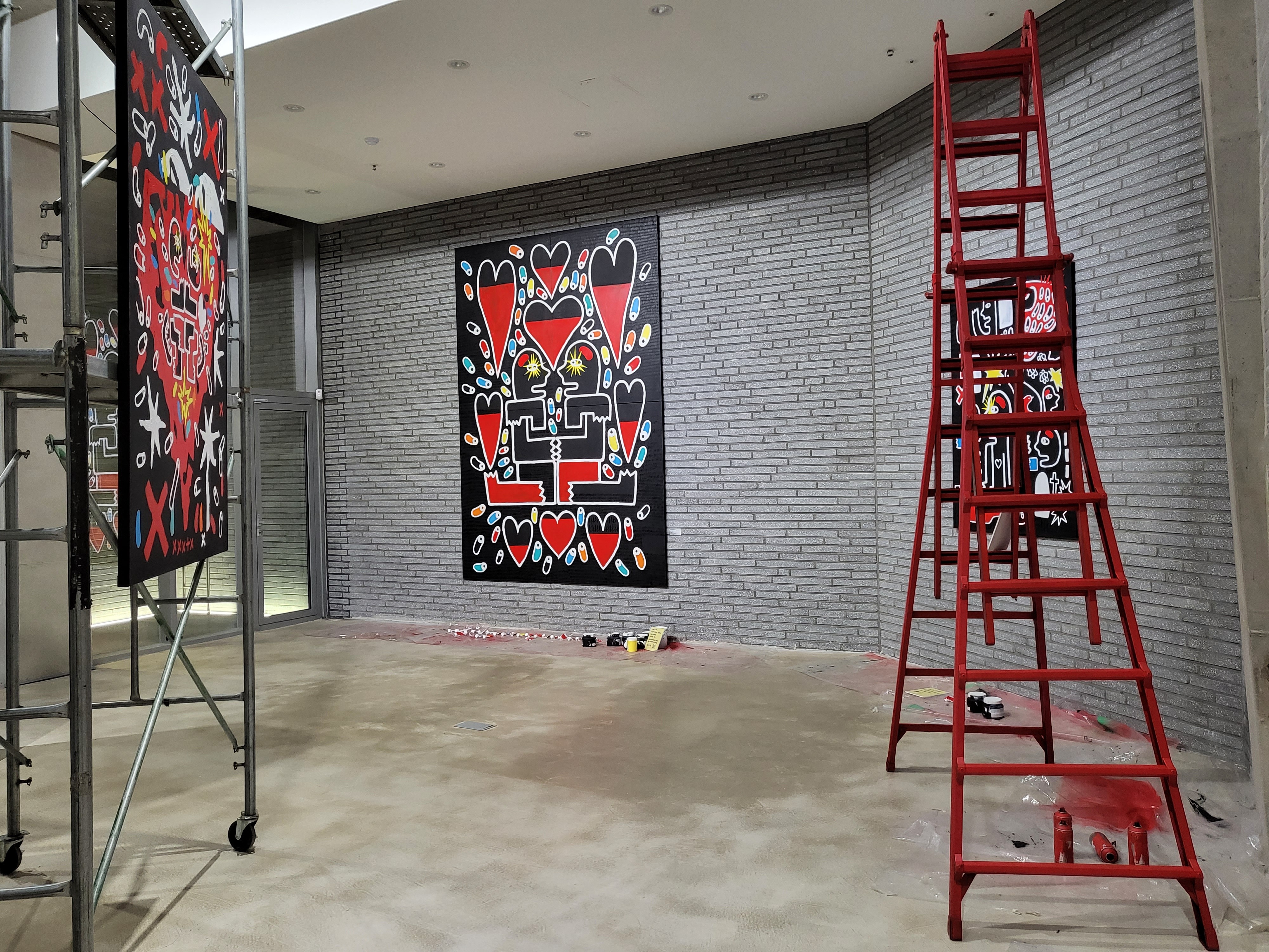 전시전경 · Exhibition view · (이미지 출처 = 스페이스 맷) · (Image Source = spacemat)