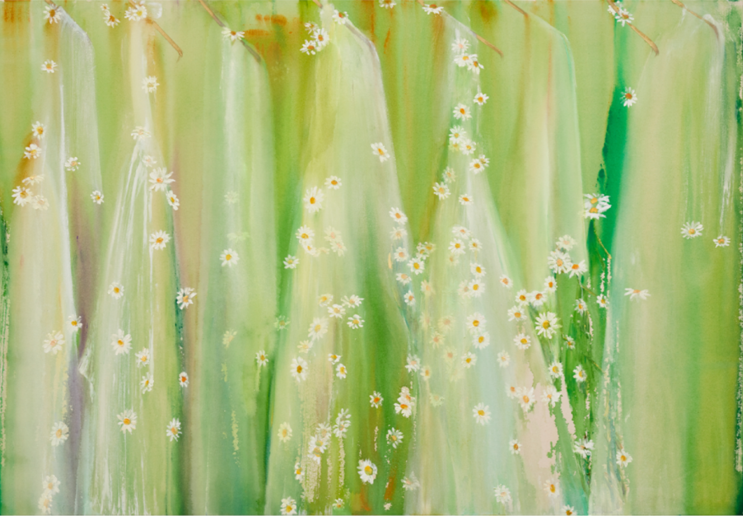 Margaret Field Closet · acrylic and oil on canvas · 112x162 cm · 2023 · Margaret Field Closet · acrylic and oil on canvas · 미도리 사토 · Midori Sato · (출처 = 가나아트) · (Source = Gana Art)