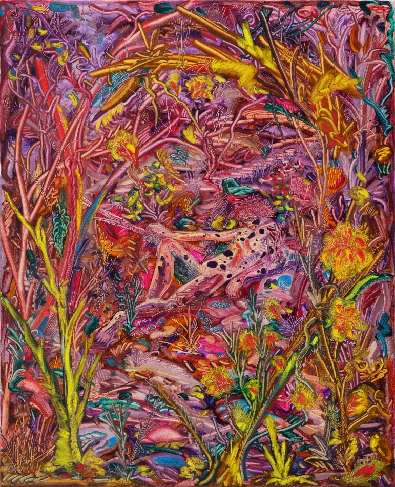화가의 호흡 · oil on canvas · 80.3x65.1cm · 2023 · Painter's Breath · (Source = Hakgojae) · 박광수 · Gwagnsoo Park · (출처 = 학고재) · (Source = Hakgojae)
