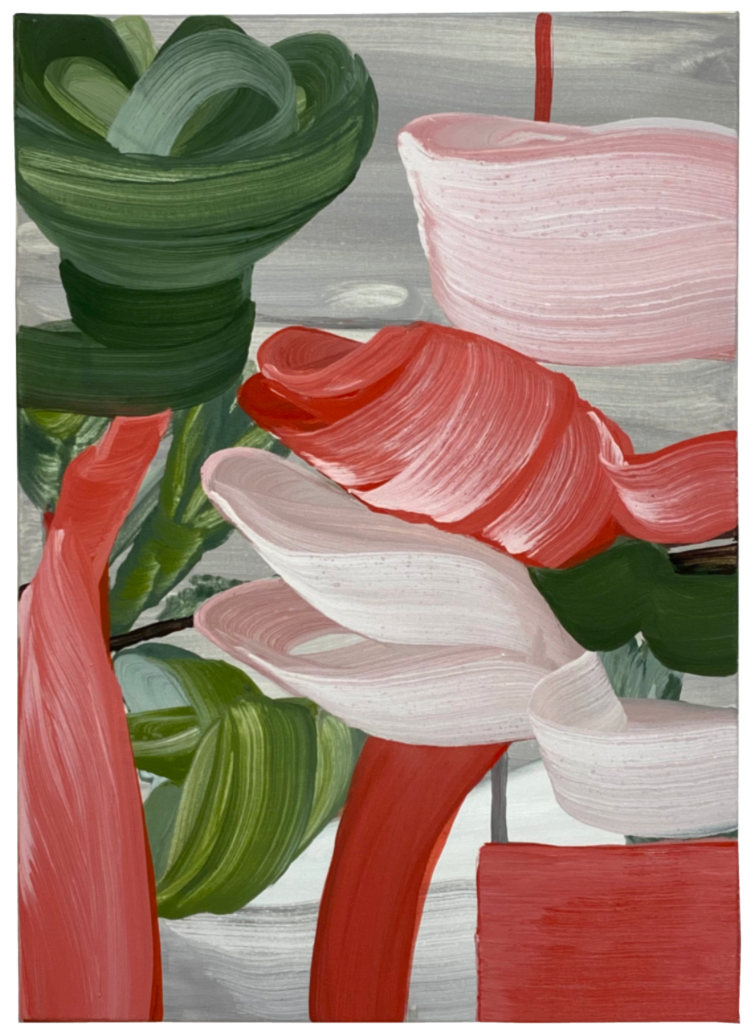 Coral Dance · egg tempera on cavnas · 60x40cm · 2023 · Coral Dance · egg tempera on canvas · 모제 아세프자 · Mojé Assefjah · (출처 = 갤러리 조은) · (Source = Gallery Joeun)