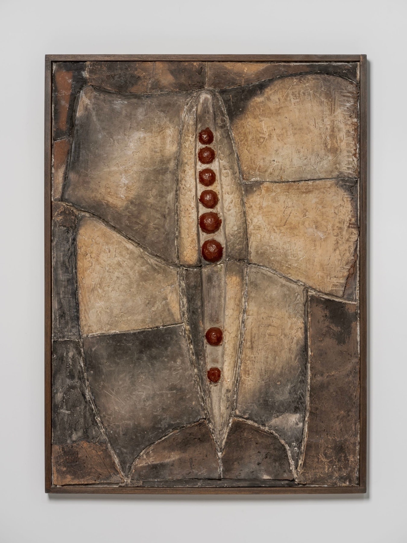 작품 · Painted terracotta · 94 x 72.7 x 10.3 cm · ca. 1966 · Work · Painted terracotta · 권진규 · Kwon Jin Kyu · Courtesy of Kwon Jin Kyu Commemoration Foundation & PKM Gallery. · Courtesy of Kwon Jin Kyu Commemoration Foundation & PKM Gallery.