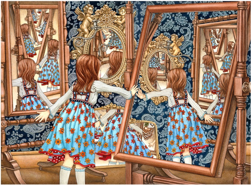 The Mysterious Mansion · Inkpen · 30 x 40 cm · 2018 · The Mysterious Mansion · Inkpen · 송지혜 · Jihye Song · (출처 = 히피 한남) · (Source = Hippie Hannam)