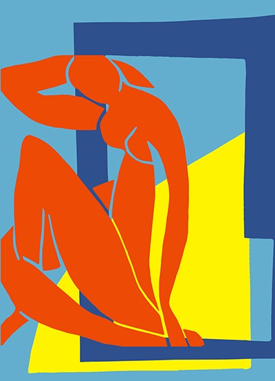 Blue Nude 2 · HDR print on canvas · 73x100cm · 2023 · Blue Nude 2 · HDR print on canvas · 김민경 · KIM MINKYOUNG · (이미지 출처 = 갤러리위) · (Image Source = gallerywe)