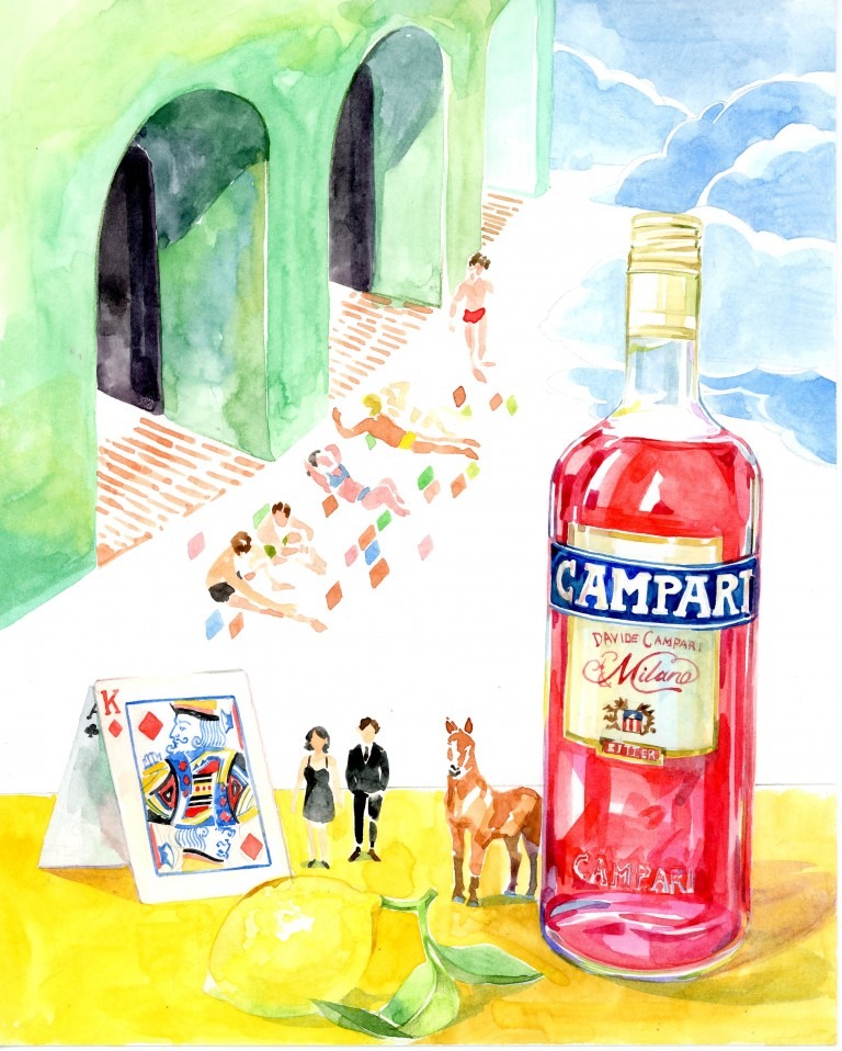 타키니아의 작은 말들 · Watercolor on paper · 2023 · 2023 · Watercolor on paper · 홍지혜 · Jihye Hong · (이미지 출처 = 레이블갤러리) · (Image Source = labegallery)