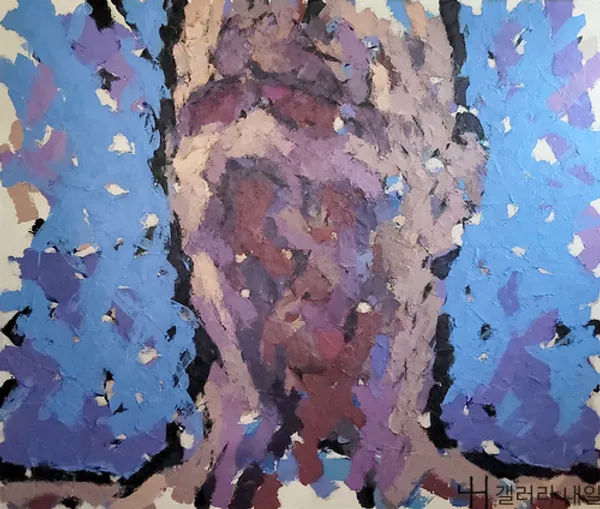 Head XIII · Oil on canvas · 200 x 170cm · 2023 · Oil on canvas · 이종규 · Lee Jong gou · (이미지 출처 = 갤러리내일) · (Image Source = gallerynaeil)