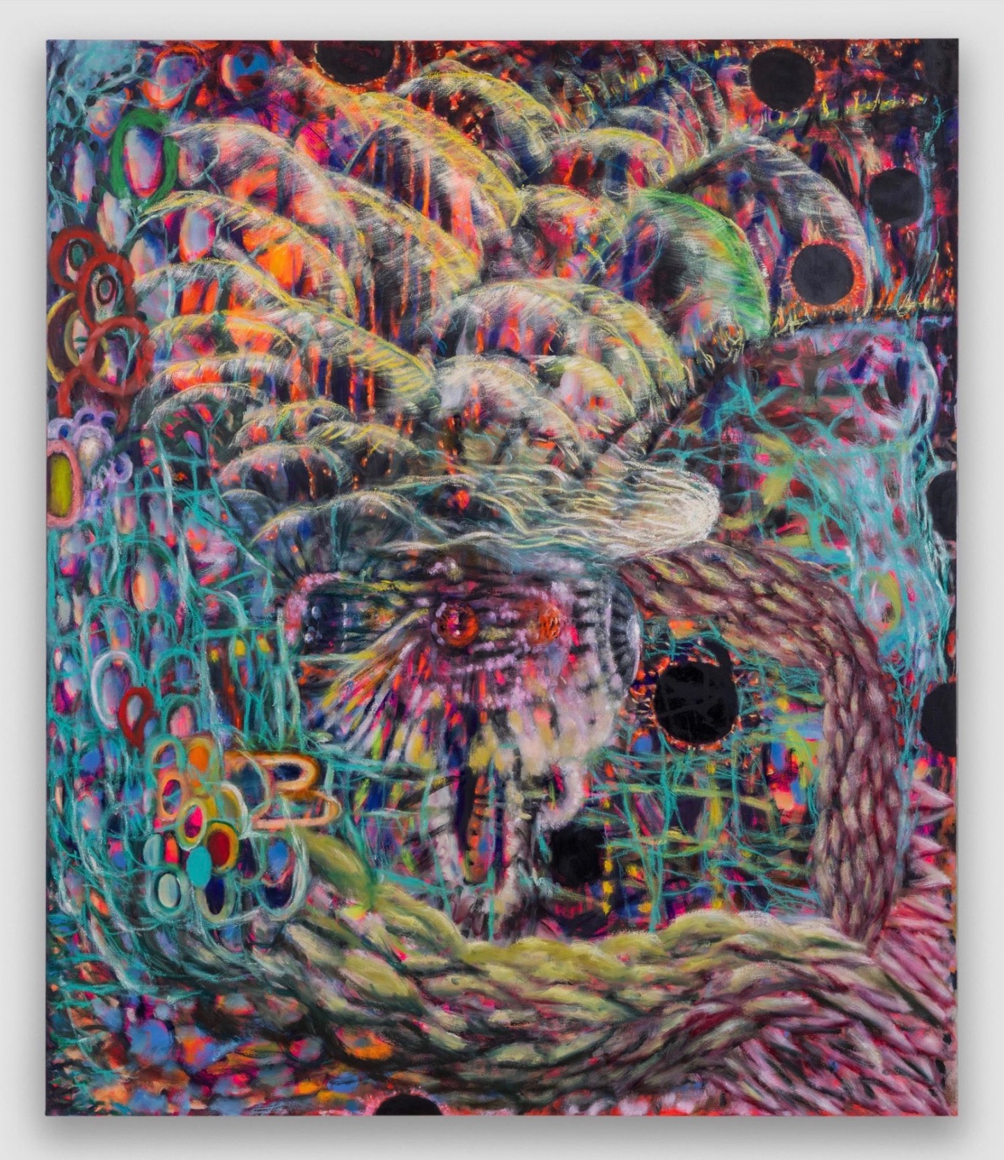 Motolov · Oil on canvasv · 182.9 x 152.4 cm · 2023 · Motolov · Oil on canvas · 임미애 · MIE YIM · (출처 = 리만머핀) · (Source = Lehmann Maupin)