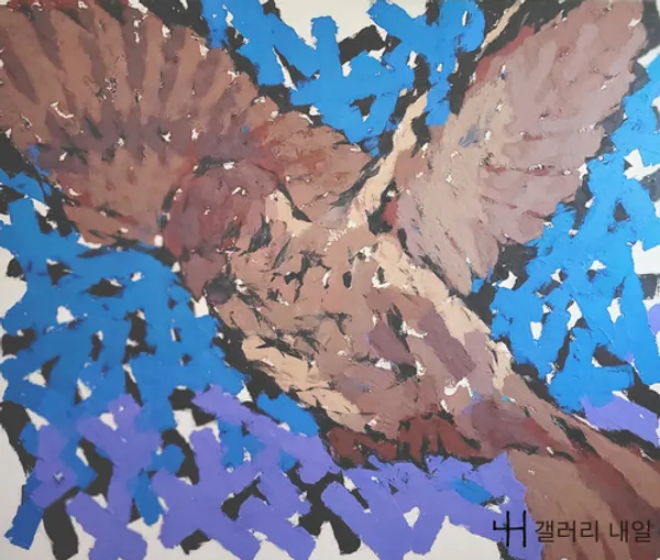 큰 새 · Oil on canvas · 200x170cm · 2023 · Oil on canvas · 이종규 · Lee Jong gou · (이미지 출처 = 갤러리내일) · (Image Source = gallerynaeil)