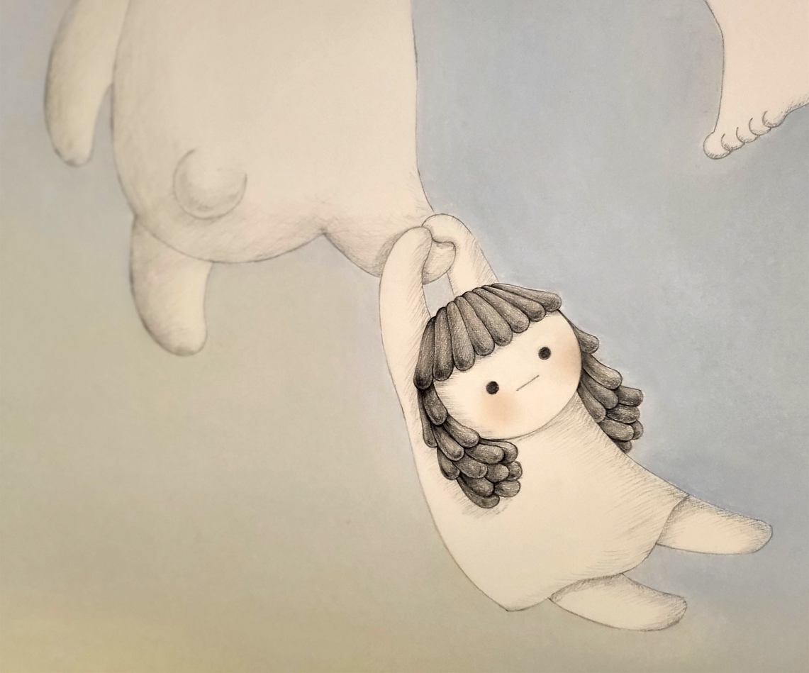 A Sunday Morning · mixed media on paper · A Sunday Morning · mixed media on paper · 꼬닐리오 · Coniglio · (이미지 출처 = 갤러리효) · (Image Source = gallery hyo)